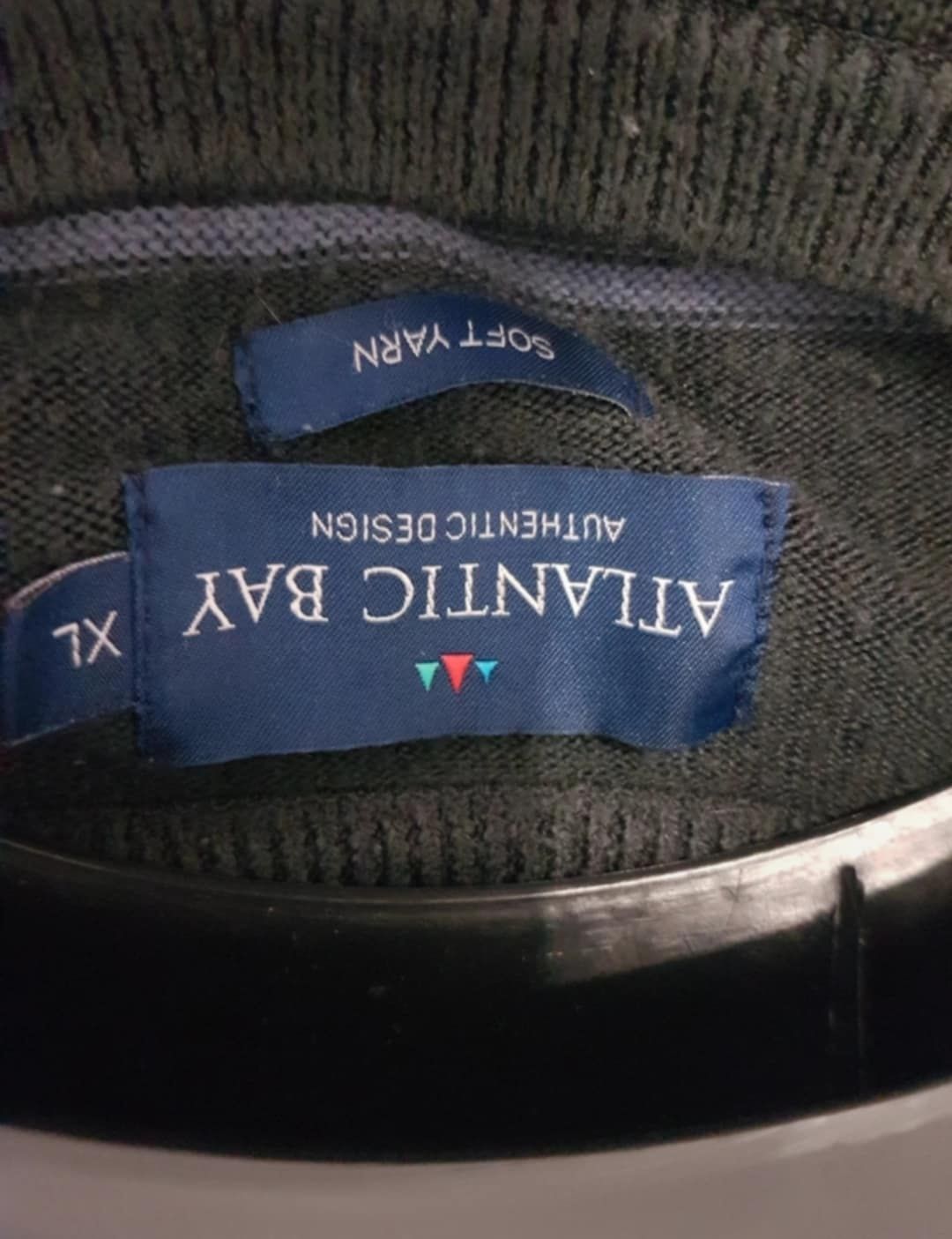 Granatowy sweter XL