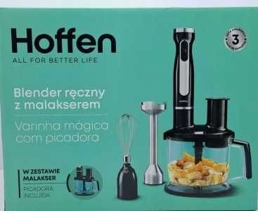 HOFFEN Blender reczny z Malakserem  4w1 1000 W z TARCZĄ do szatkowania