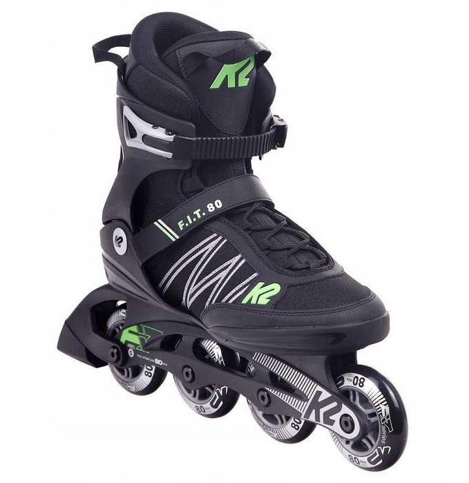 Nowe rolki męskie K2 F. I. T. 80 roz. 42,5 (27,5cm) łyżworolki skate