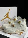 Buty AirJordan4 Retro MetallicGold UnisexTrampki 41