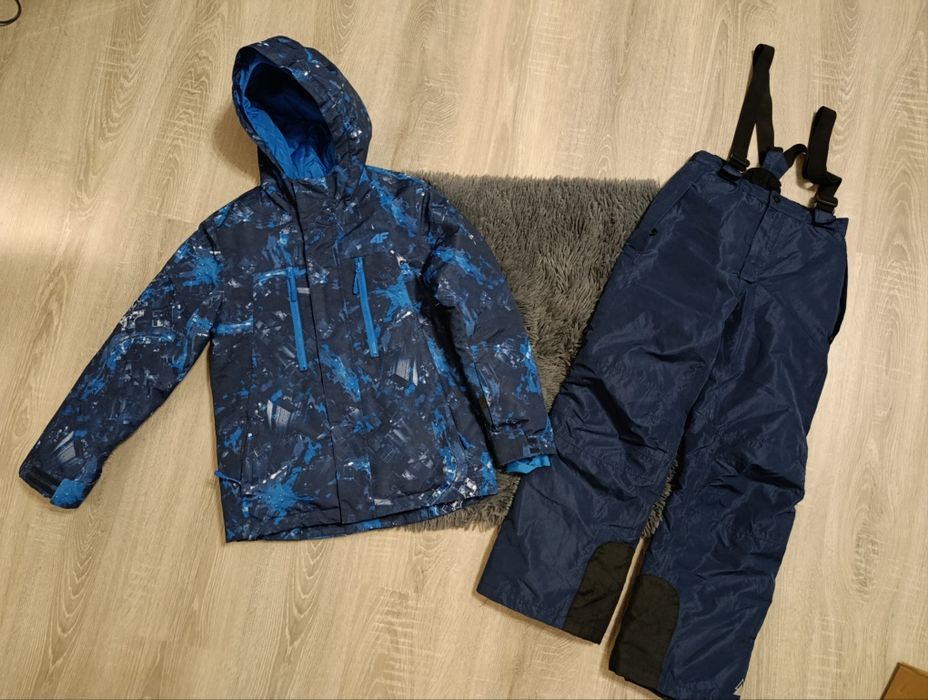 Komplet zimowy narciarski 140/146