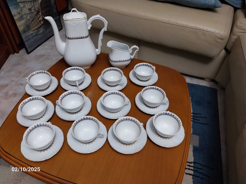 serviço de café da Vista Alegre