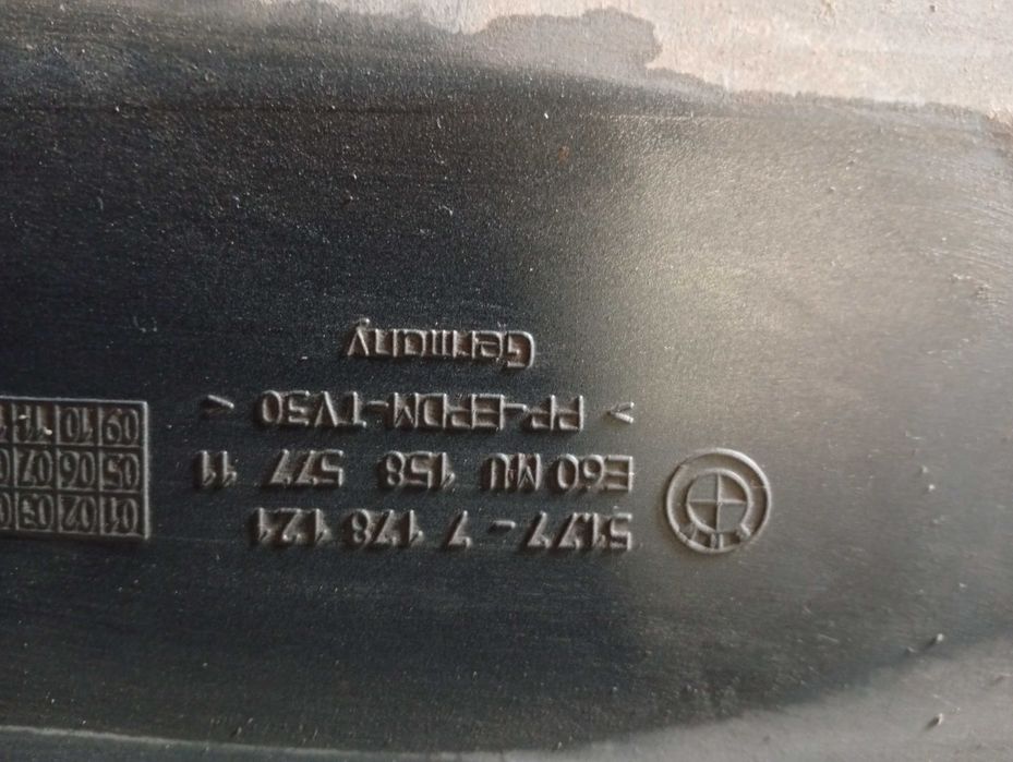 embaladeiras bmw serie 5 e60-e61 LCI