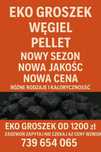 Ekogroszek, Węgiel, pellet, faktura transport