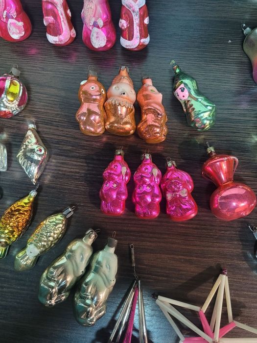 Новогодние ёлочные игрушки ссср