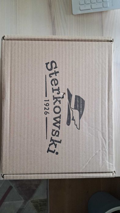 Kaszkiet Sterkowski rozm. 62 zimowy Harris Tweed nowy