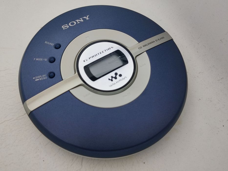 Sony CD walkman azul