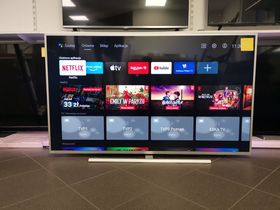 Philips 58 cali 3xambilight 4k UHD hdr Android WiFi 58PUS8535 telewizo