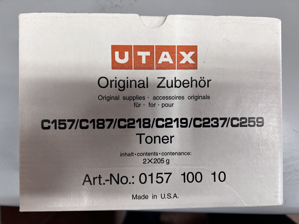 Toner novo para fotocopiadoras UTAX.