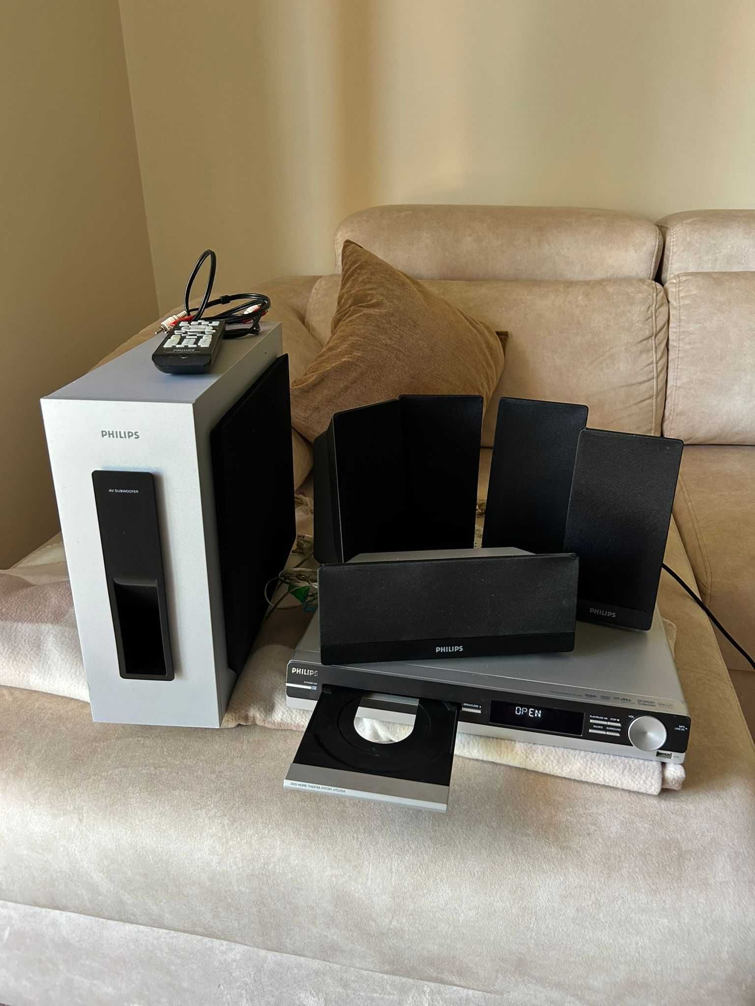 Sistema de Cinema em Casa Philips Completo