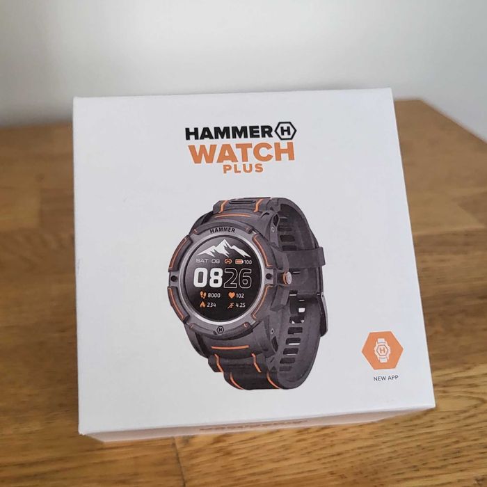 Smartwatch Hammer Watch Plus *Amoled*wzmocniona obudowa*IP68*Nowy