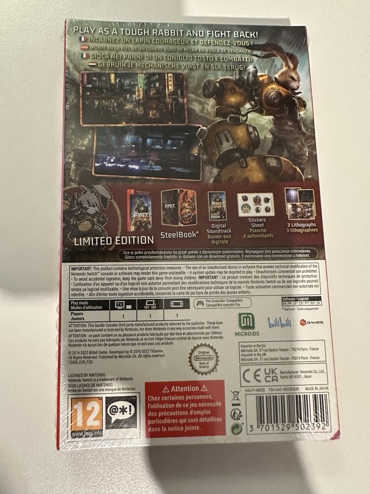 F.I.S.T Forged in Shadow Torch Limited edition na Nintendo Switch