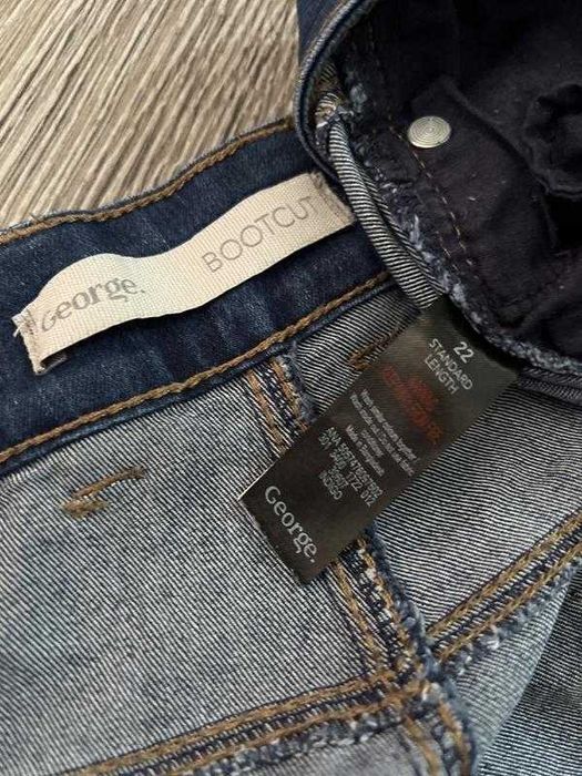 сині джинси батал джинси великого розміру bootcut 22/4-5 xl