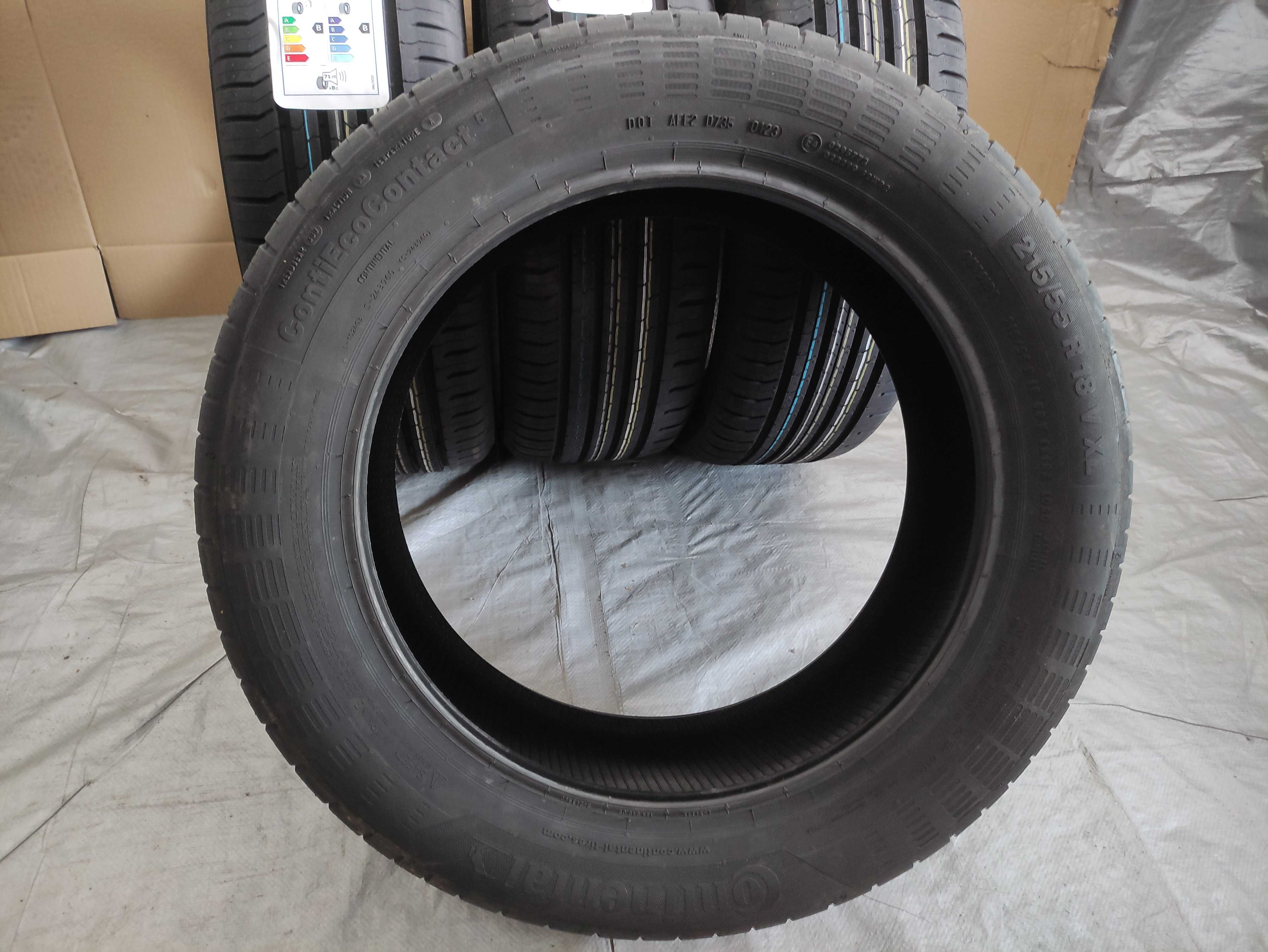 4x Continental ContiEcoContact 5 215/55 R18 99V XL nowe 2023 rok