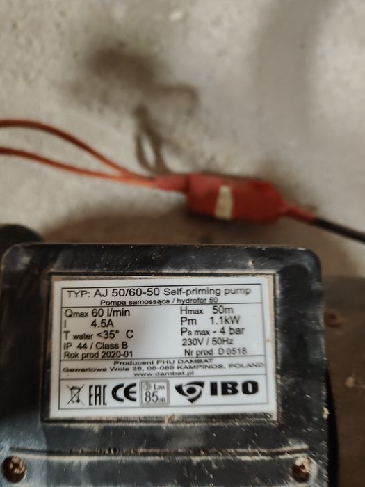 Hydrofor IBO 50 litrów