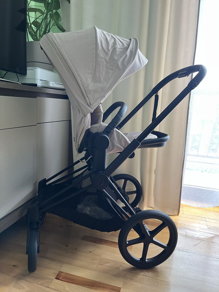 Cybex priam 4.0 black matt cozy beige