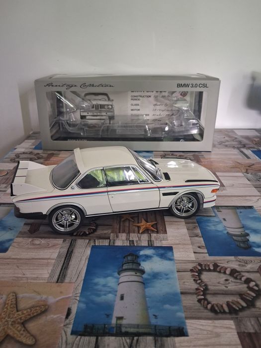 Bmw 3.0 CSL minichamps 1:18 kolekcjonerski