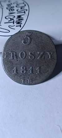 5 groszy 1811 r. IB, Księstwo Warszawskie