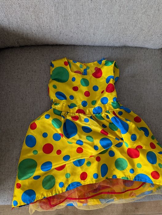 Sukienka rozmiar 110-116. Zestaw 2 sukienki! Strój karnawałowy Elzy