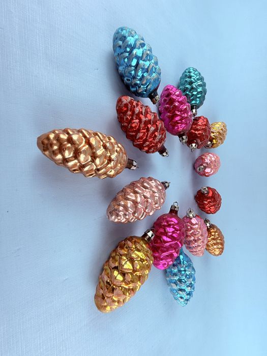 Duże szyszki 15 szt bombki bańki  na choinkę ozdoby