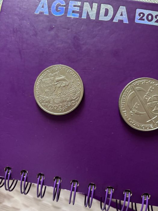 Moedas antigas escudo 1991 /2000