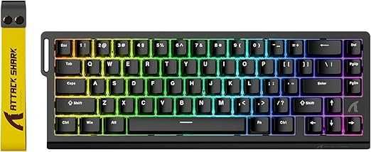 Klawiatura Mechaniczna Magnetyczna Attack Shark x68He 8K HZ