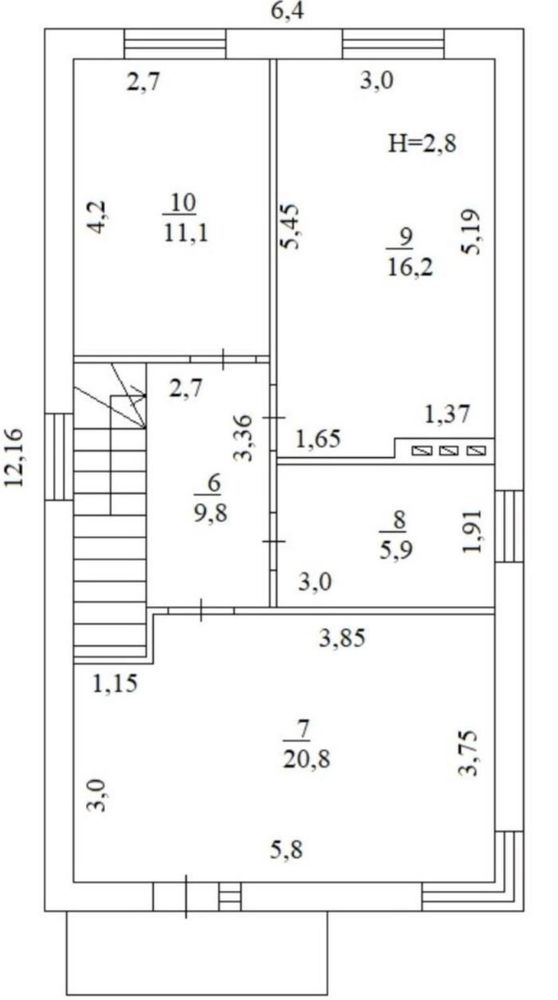 Будинок,Дом 118м2, 4 сотки.Білогородка.Газ!