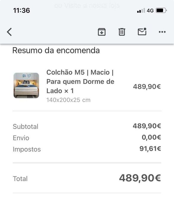 Colchão Viscoelastico