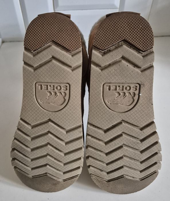 SOREL roz. 40 26 cm skóra naturalna ocieplane śniegowce