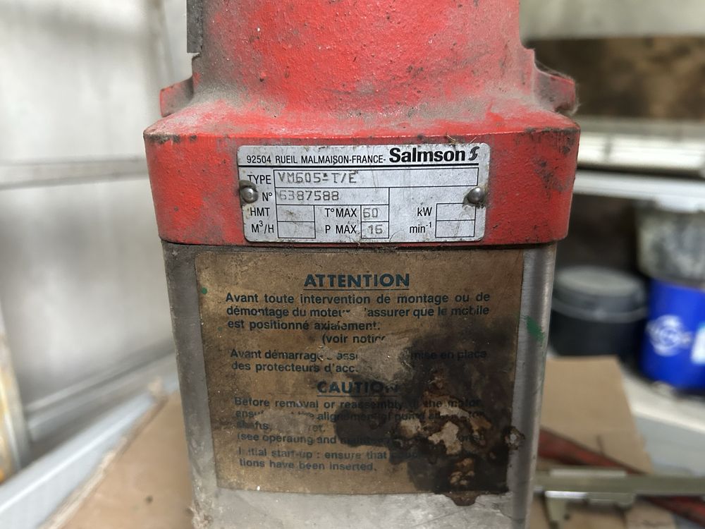 Pompa wody. Silnik elektryczny 3 fazowy 1.1KW