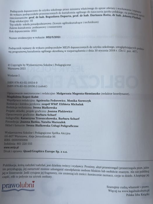 Oblicza epok 3.1 podręcznik