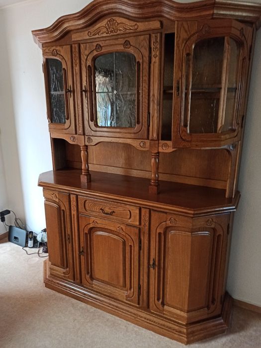 Witryna debowa - kredens