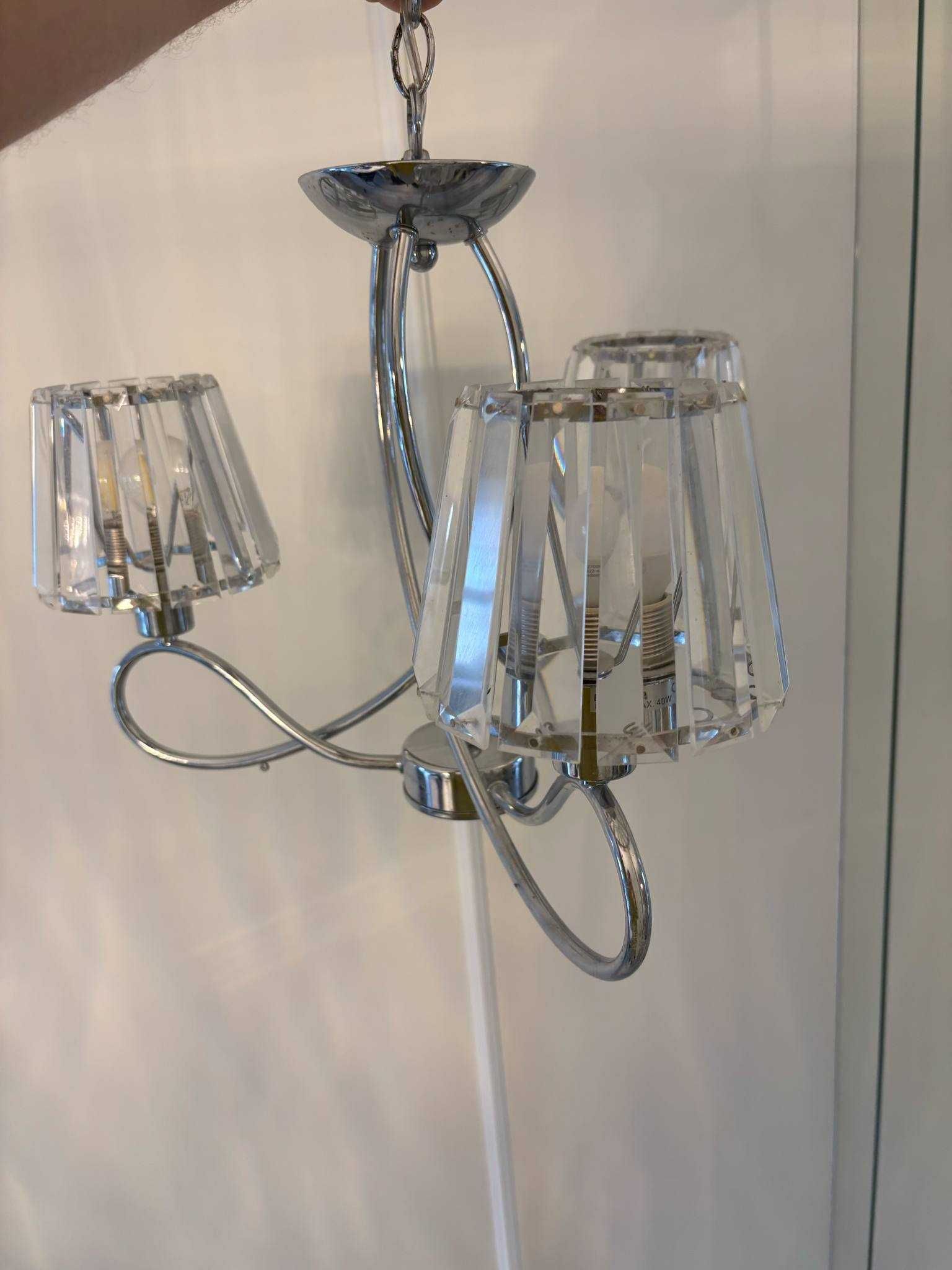 lampa wisząca kryształowa