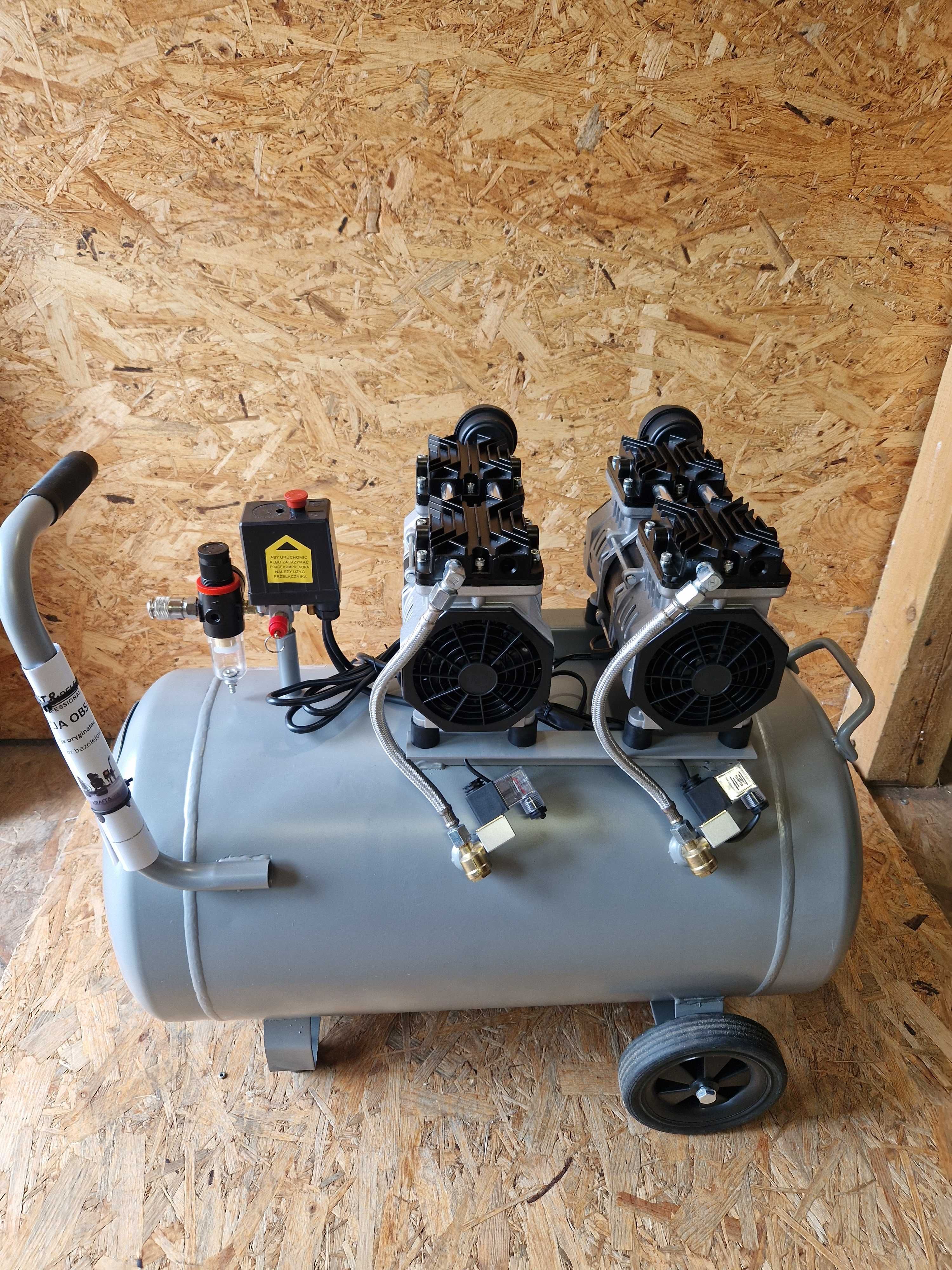 Kompresor bezolejowy 100L / 2 x 1500W KD1398