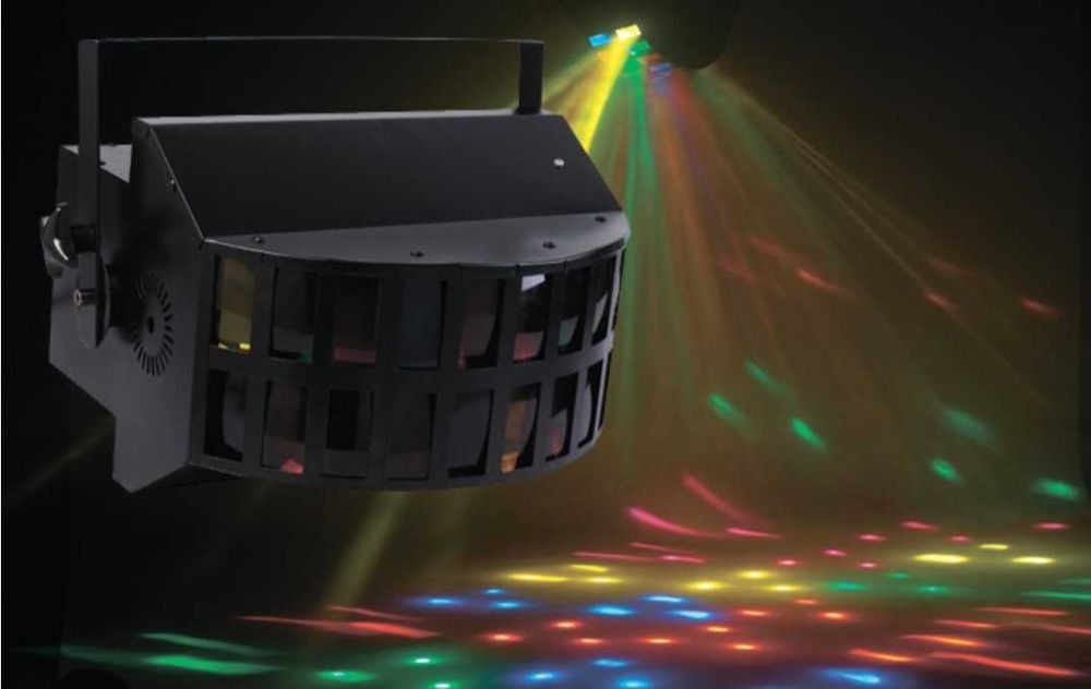 Luzes discoteca - Derby Dupla "com lampadas led normais"