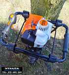 Świder do ziemi Wiertnica spalinowa glebowa Wynajem Stihl