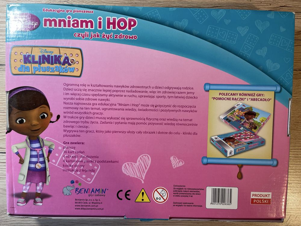 Gra edukacyjna Mniam i hop czyli jak żyć zdrowo