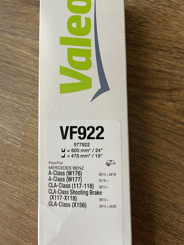 Wycieraczki samochodowe Valeo VF922