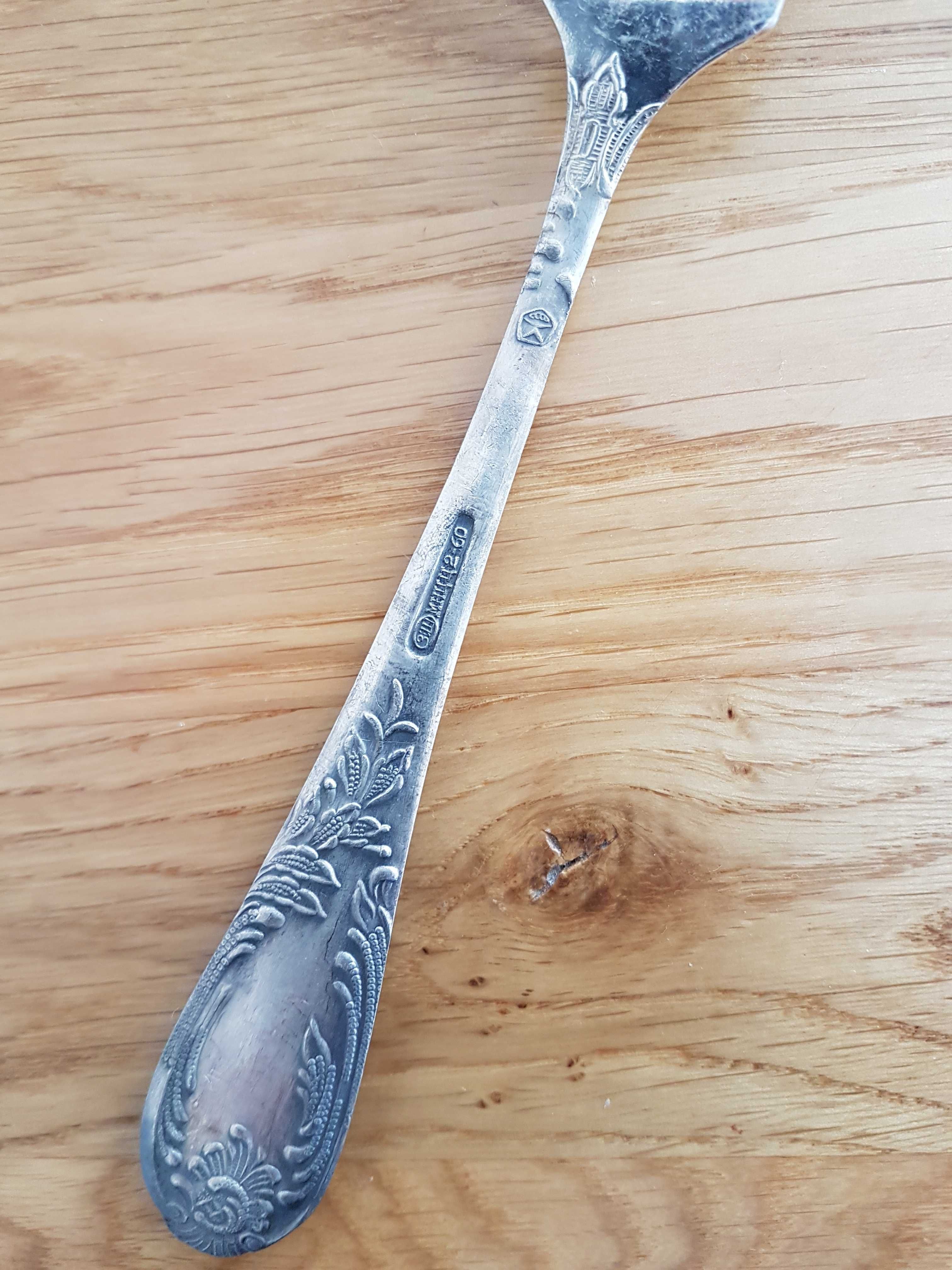 widelec posrebrzany 6 szt. długość 21 cm