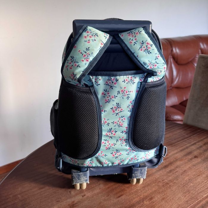Mochila Azul com Rodas