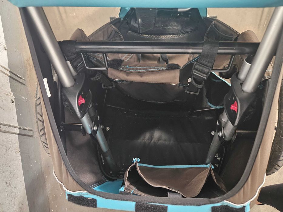 Przyczepka rowerowa amortyzowana Croozer Kid 1- ryksza / wózek biegowy