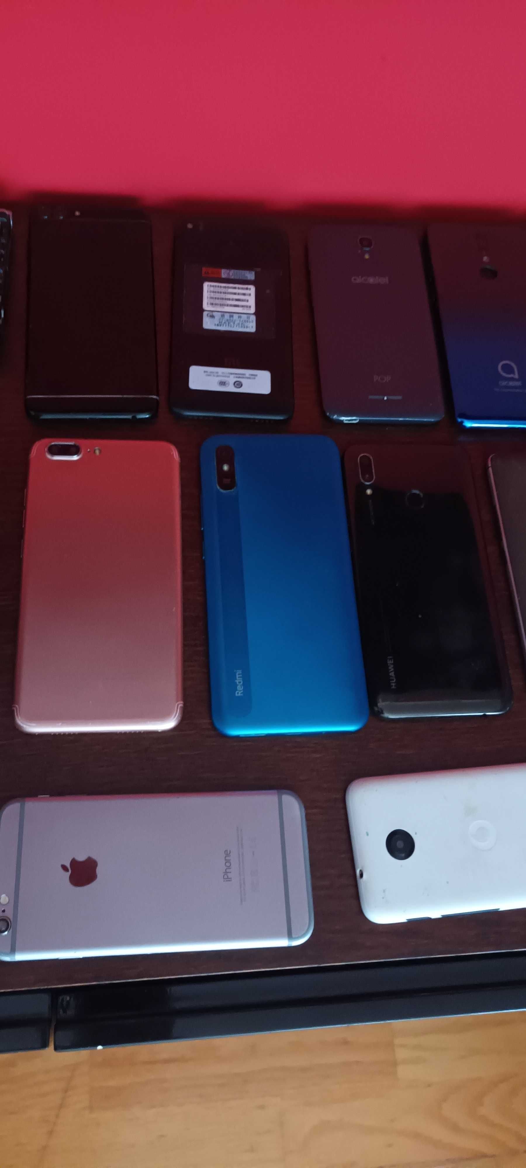 Lote de telemóveis para pecas e capas novas