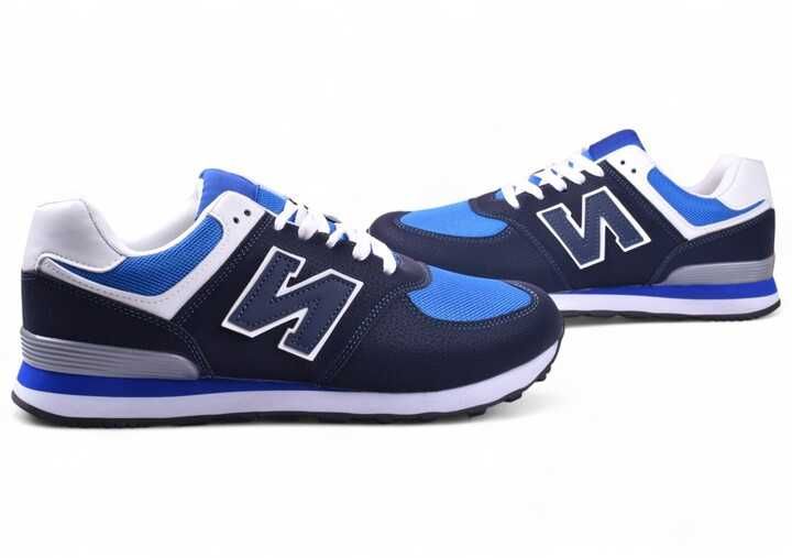 Buty Męskie Adidasy Sportowe Sneakersy Z Balance siatka blue M6-3 r.41