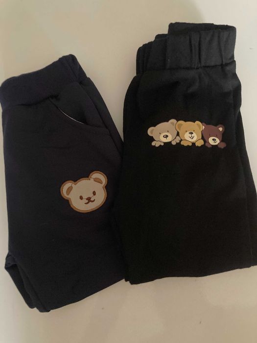 Calças de bebé (Pack 2 unidades) - Tamanho 6 / 9 meses   NOVO