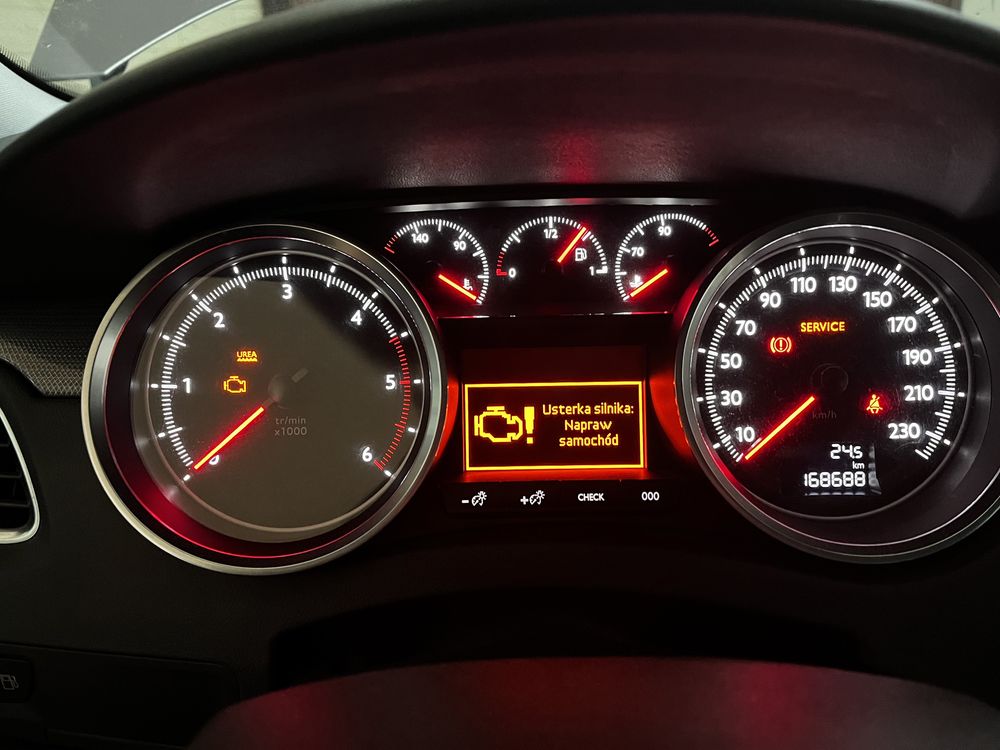 Urea AdBlue SCR Peugeot Citroen DS Opel Naprawa błędu Dojazd