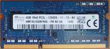 Pamięć RAM Hynix DDR3L 4GB DDR3 SODIMM PC3L 12800S 1600MHz