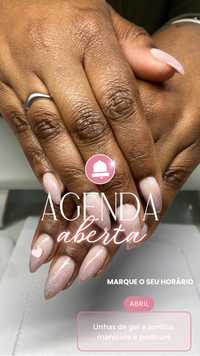 Unhas de gel , Acrilico e Pedicure