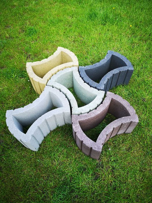 Gazony ogrodowe 49x34x24h donice betonowe, kwietniki, Wysyłka GRATIS.