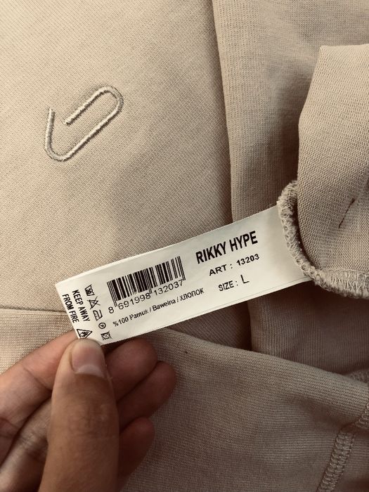 Футболка оверсайз жіноча зі щільного котону,нейтральний беж Rikki Hype