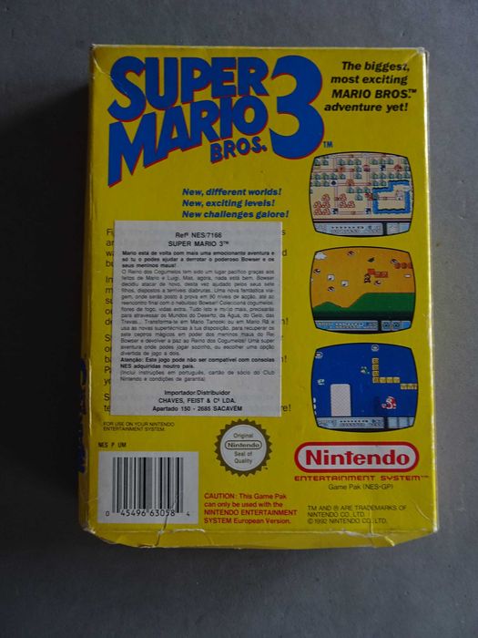 Jogo NES - Super Mario Bros 3